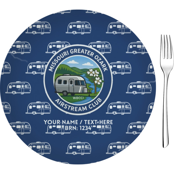 Custom Design Your Own 8" Glass Appetizer / Dessert Plate