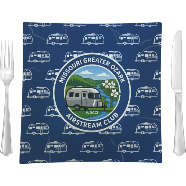 Custom Design Your Own 9.5" Glass Square Lunch / Dinner Plate