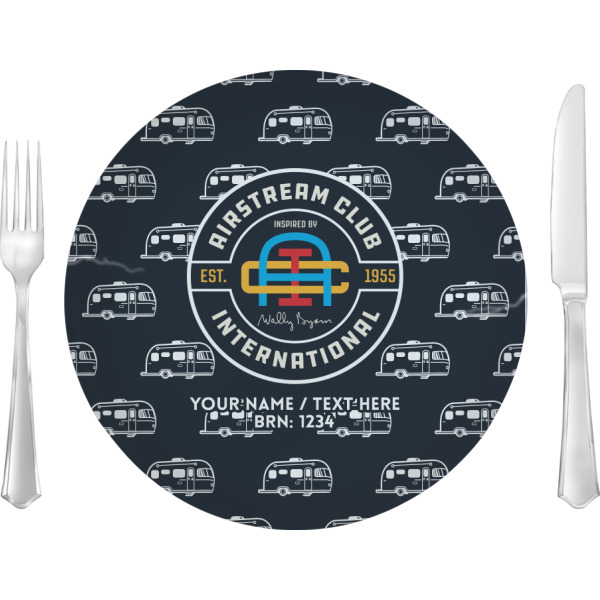 Custom Design Your Own 10" Glass Lunch / Dinner Plate