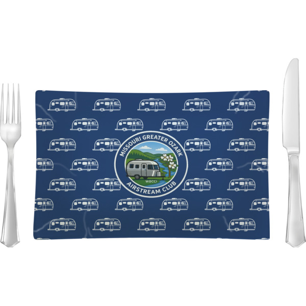 Custom Design Your Own Rectangular Glass Lunch / Dinner Plate