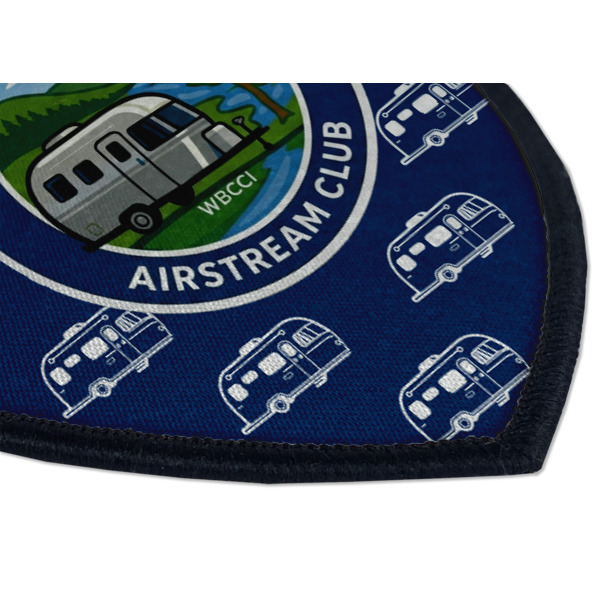 Custom Design - Iron On Patch - Shield - Style B - Closeup