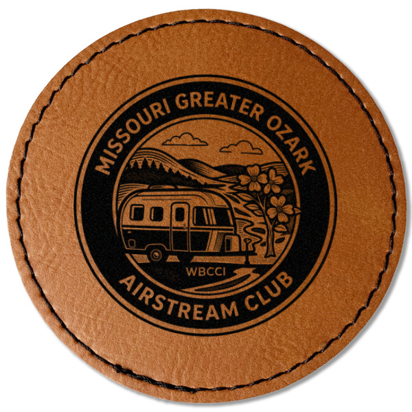 Custom Design - Leatherette Patches - Round