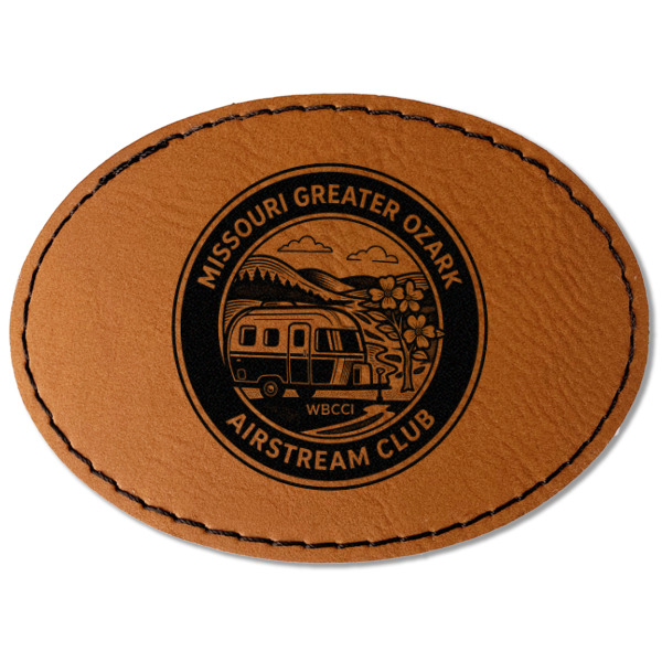 Custom Design - Leatherette Patches - Oval
