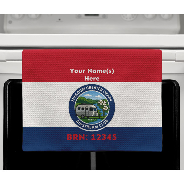 Custom Design - Waffle Weave Towel - Full Color Print - Lifestyle2 Image