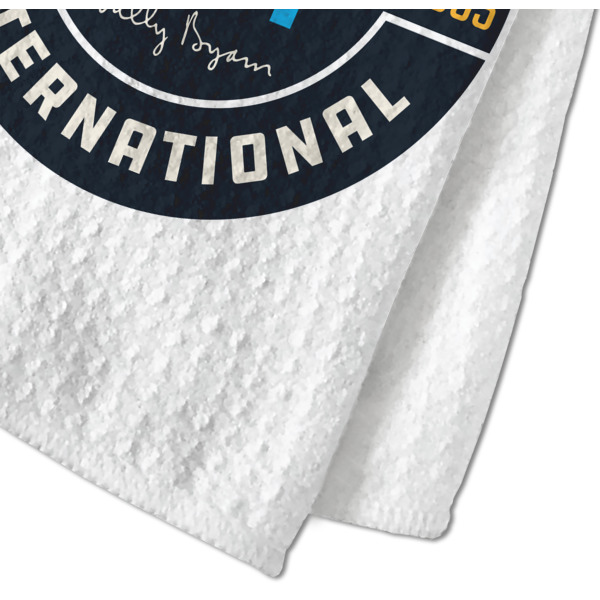 Custom Design - Waffle Weave Towel - Closeup of Material Image