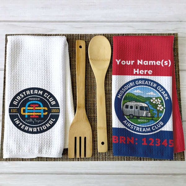 Custom Design - Waffle Weave Towels - 2 Print Styles