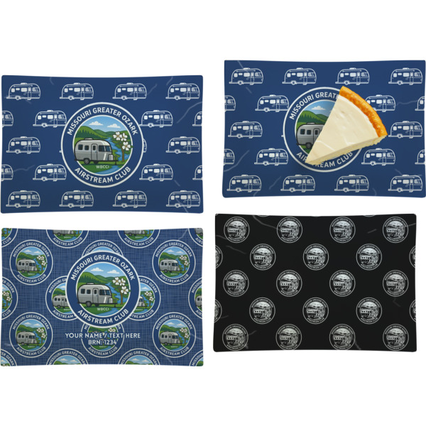 Custom Design - Set of Rectangular Appetizer / Dessert Plates