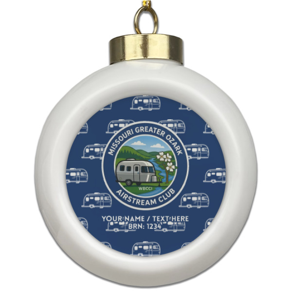Custom Design Your Own Ceramic Ball Ornament