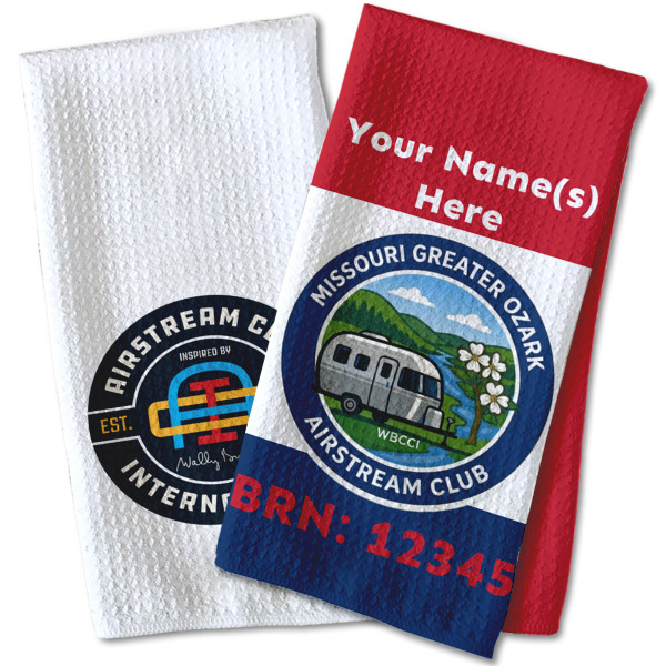 Custom Design - Waffle Weave Towels - Two Print Styles