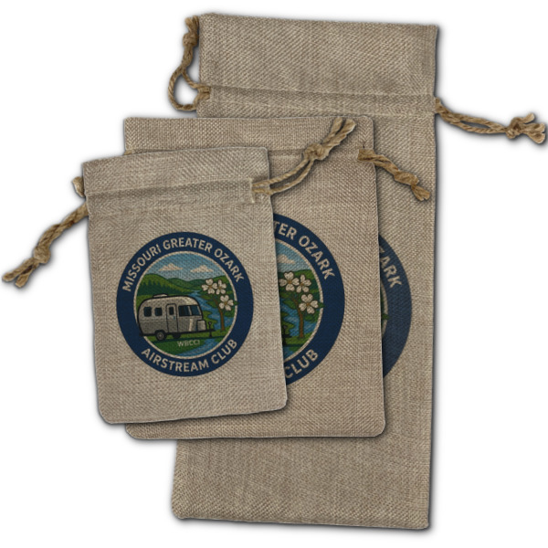 Custom Design - Burlap Gift Bags - (PARENT MAIN) All Three