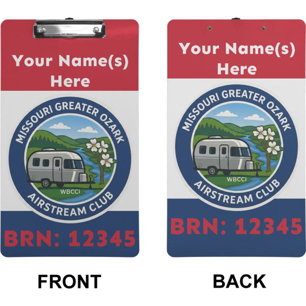 Custom Design - Clipboard (Legal) (Front + Back)