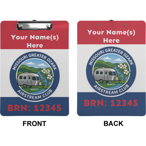 Custom Design - Clipboard (Letter) (Front + Back)