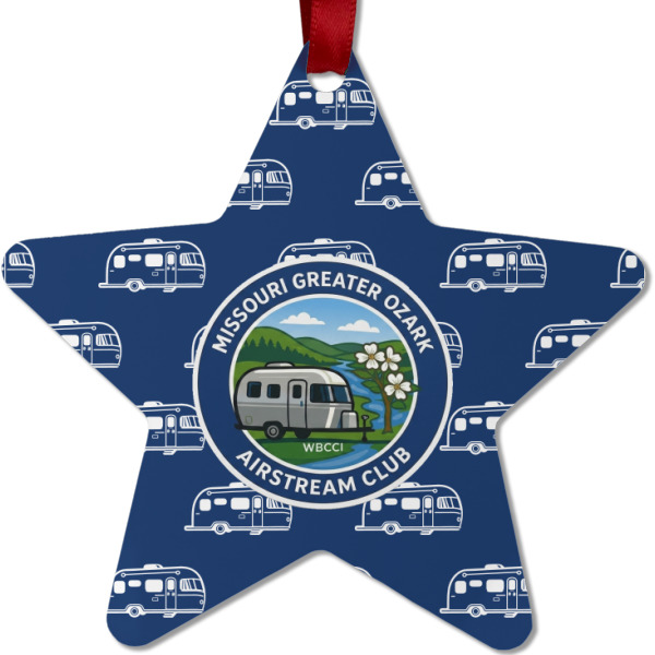 Custom Design - Metal Star Ornament - Front