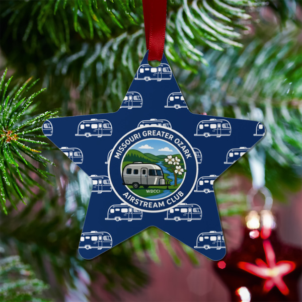 Custom Design - Metal Star Ornament - Lifestyle