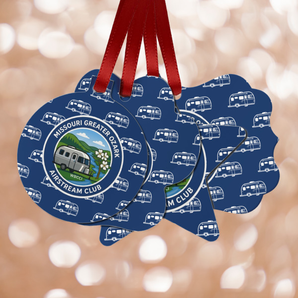 Custom Design Your Own Metal Ornaments - Double-Sided