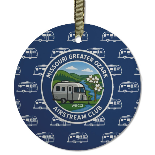 Custom Design - Frosted Glass Ornament - Round