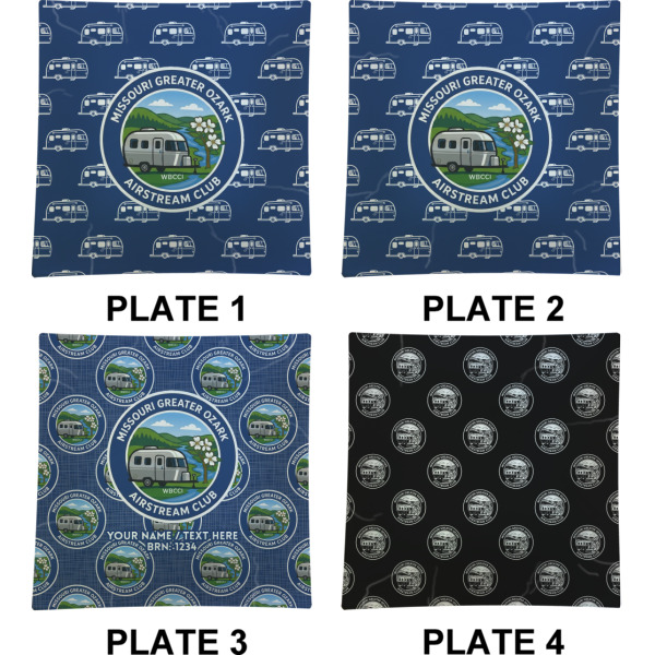 Custom Design - Set of Square Dinner Plates (Approval)
