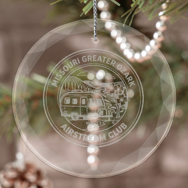 Custom Design Your Own Engraved Glass Ornament