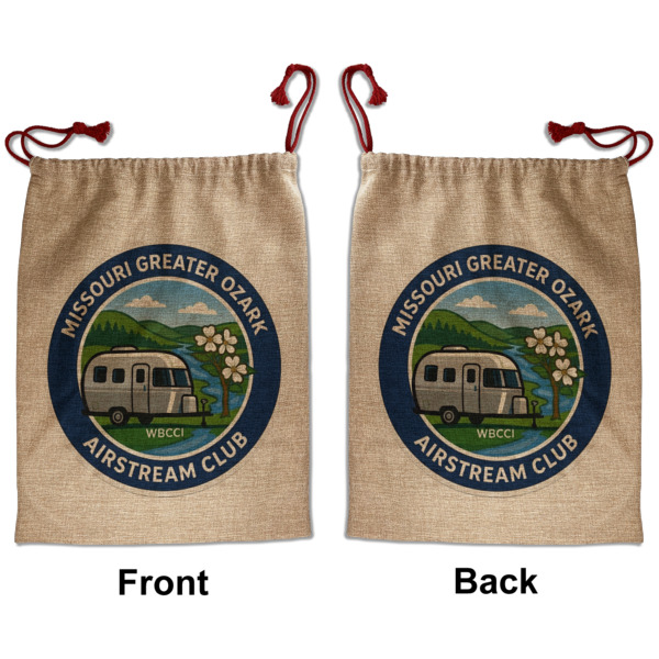 Custom Design - Santa Bag - Front and Back