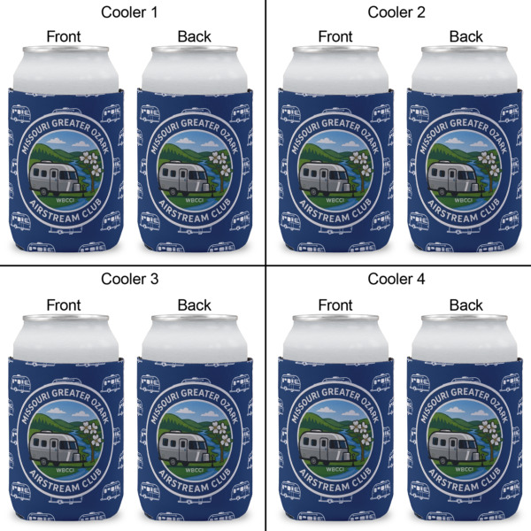 Custom Design - Can Cooler - Standard 12oz - Set of 4 - Front & Back