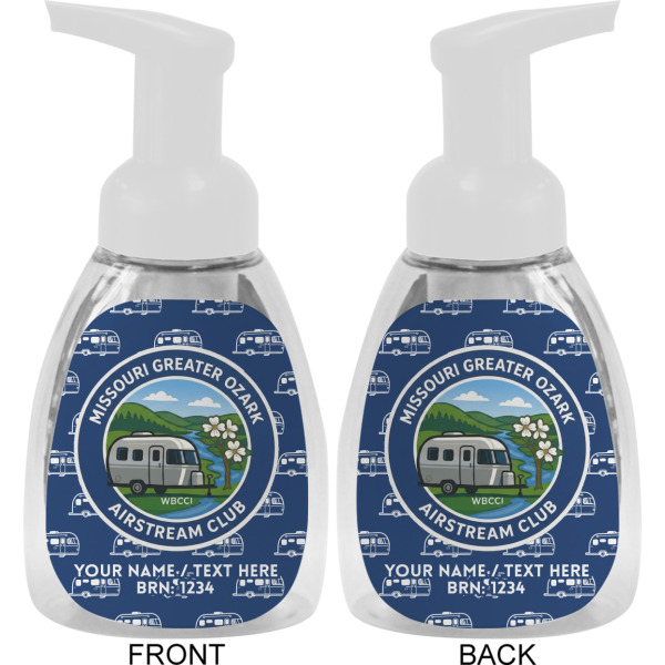 Custom Design - Foam Soap Bottle - White - Front & Back