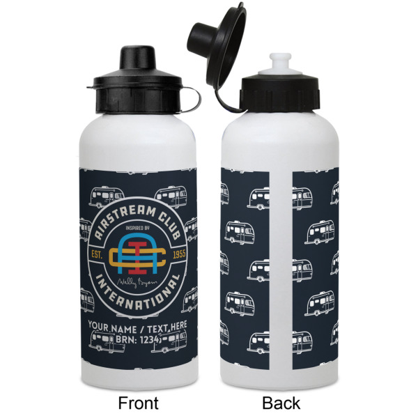 Custom Design - Aluminum Water Bottle - White APPROVAL
