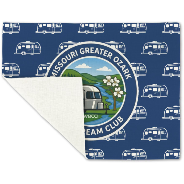 Custom Design - Linen Placemat - Folded Corner (single side)
