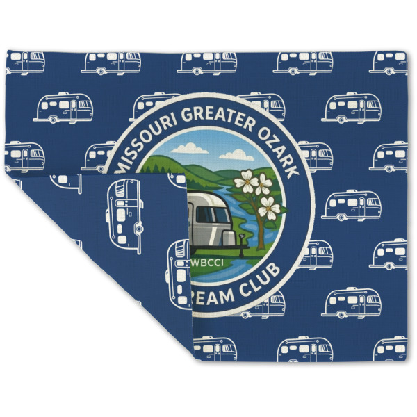 Custom Design - Linen Placemat - Folded Corner (double side)