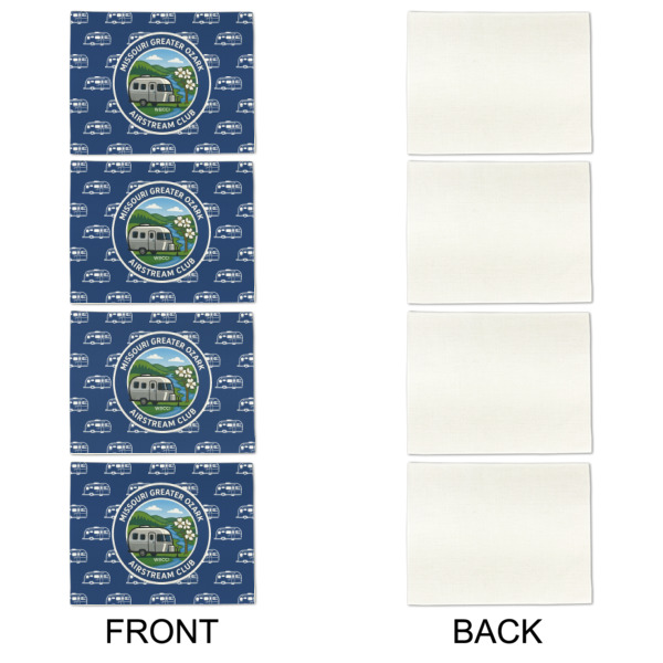Custom Design - Linen Placemat - APPROVAL Set of 4 (single sided)