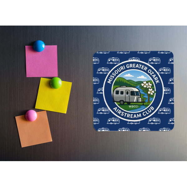 Custom Design - Square Fridge Magnet - LIFESTYLE