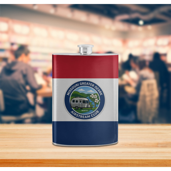 Custom Design - Stainless Steel Flask - LIFESTYLE 2