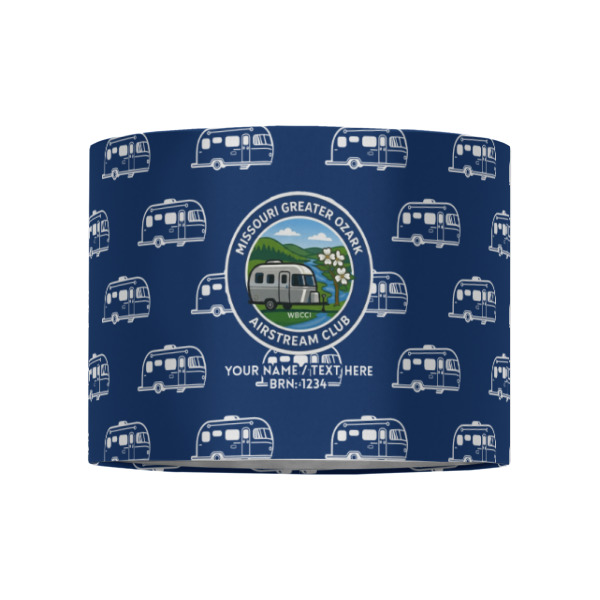 Custom Design - 8" Drum Lampshade - Front (Fabric)