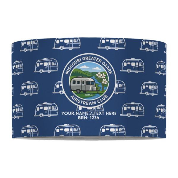 Custom Design - 12" Drum Lampshade - FRONT (Fabric)