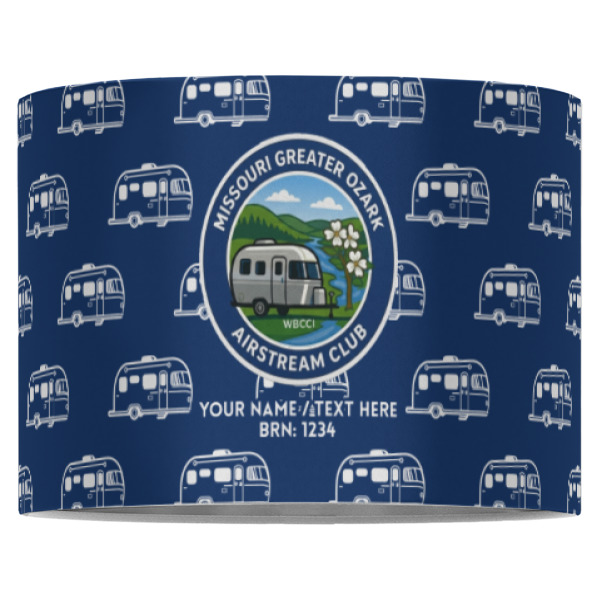 Custom Design - 16" Drum Lampshade - Front (Fabric)