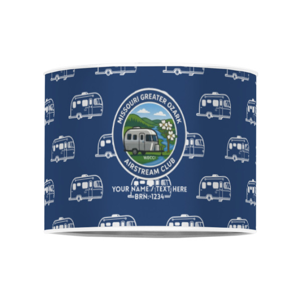 Custom Design - 8" Drum Lampshade - FRONT (Poly Film)