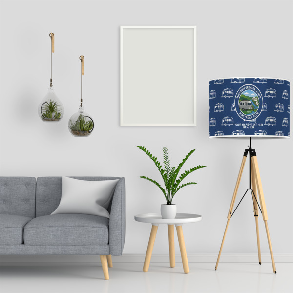 Custom Design - 16" Drum Lampshade - LIFESTYLE