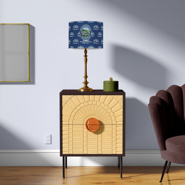 Custom Design - 8" Drum Lampshade - LIFESTYLE