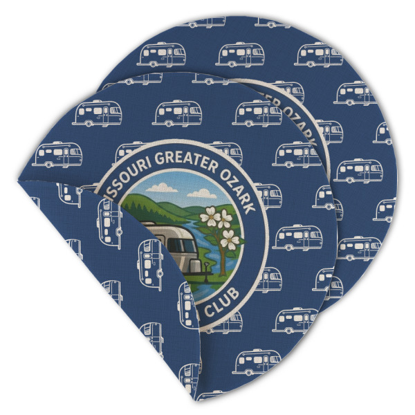 Custom Design - Round Linen Placemats - MAIN (Double-Sided)