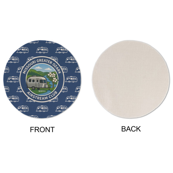Custom Design - Round Linen Placemats - APPROVAL (single sided)