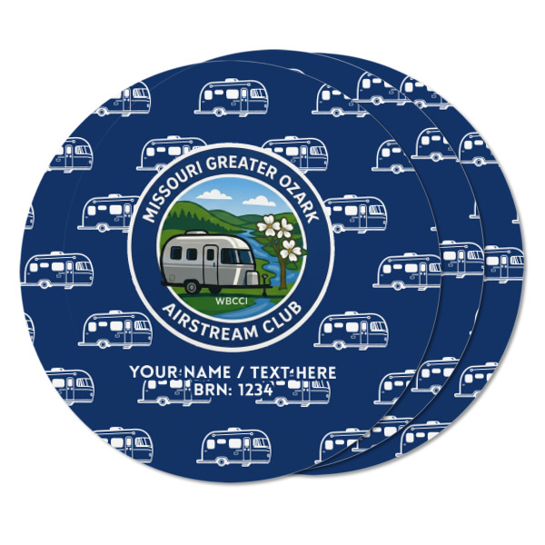 Custom Design - Round Fridge Magnet - THREE