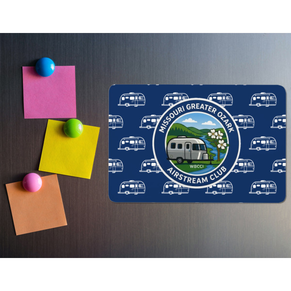 Custom Design - Rectangular Fridge Magnet - LIFESTYLE