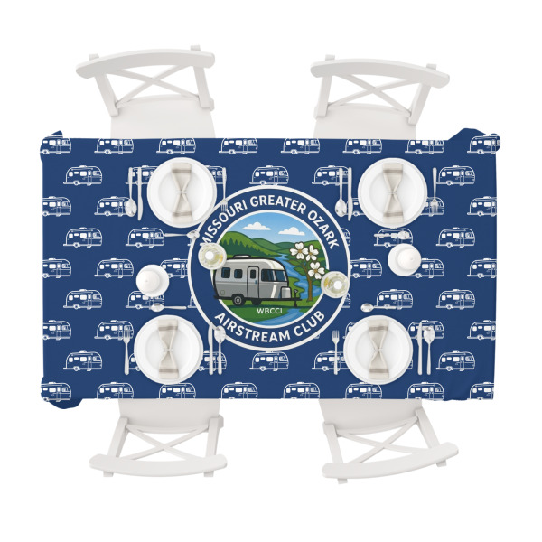 Custom Design - Tablecloths (58"x102") - TOP VIEW (with plates)
