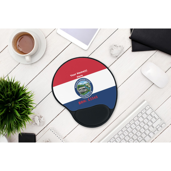 Custom Design - Mouse Pad with Wrist Rest - LIFESYTLE 1