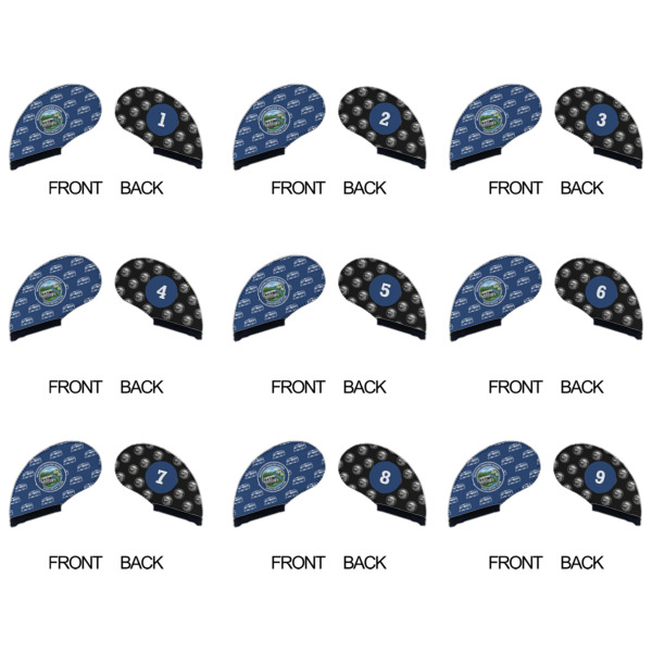 Custom Design - Golf Club Covers - APPROVAL (set of 9)