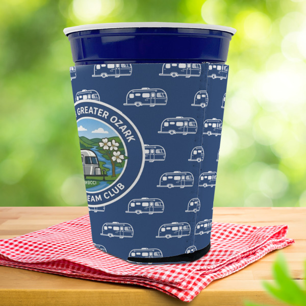 Custom Design - Party Cup Sleeves - with bottom - Lifestyle