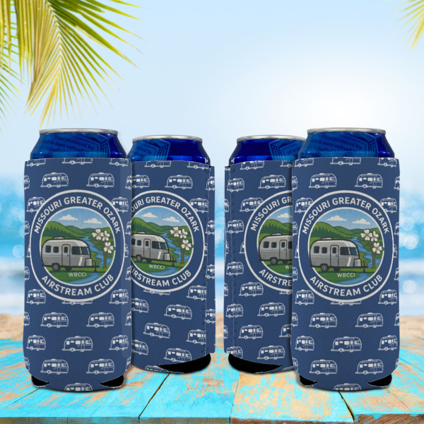 Custom Design - Can Cooler - 16oz - Set of 4 - In Context