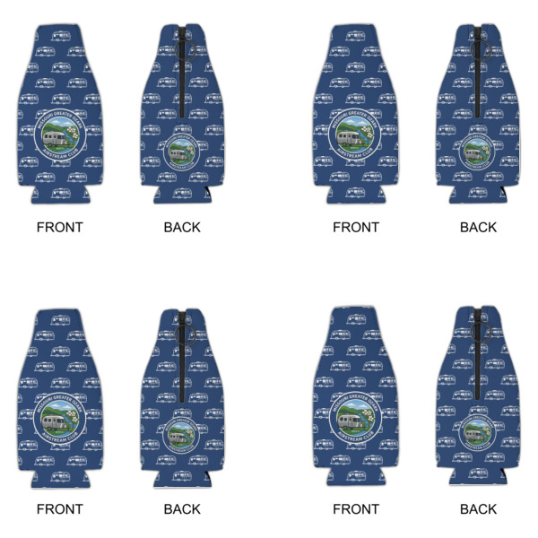 Custom Design - Zipper Bottle Cooler - Set of 4 - Approval