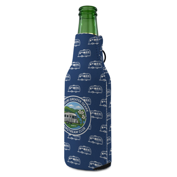 Custom Design - Zipper Bottle Cooler - ANGLE (bottle)