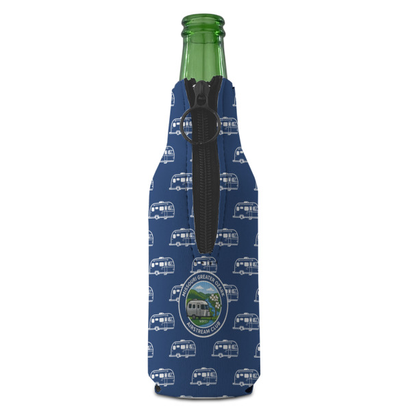 Custom Design - Zipper Bottle Cooler - BACK (bottle)