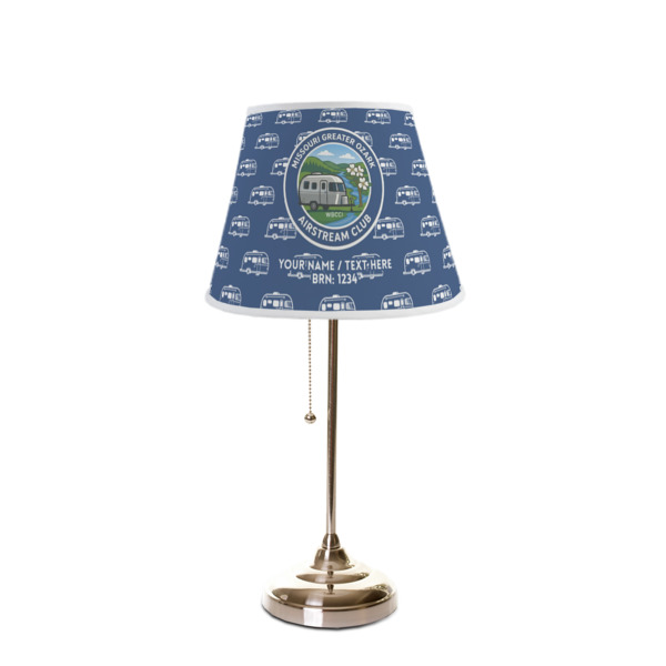 Custom Design - Poly Film Empire Lampshade - On Stand